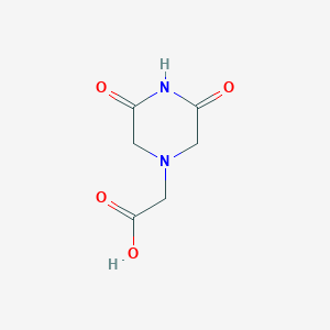 B164301 2-(3,5-dioxopiperazin-1-yl)acetic Acid CAS No. 127510-13-8