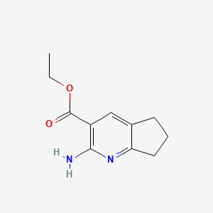 ethyl 2-amino-6,7-dihydro-5H-cyclopenta[b]pyridine-3-carboxylate