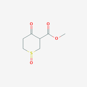 molecular formula C7H10O4S B1643015 Methyl 1,4-dioxothiane-3-carboxylate 