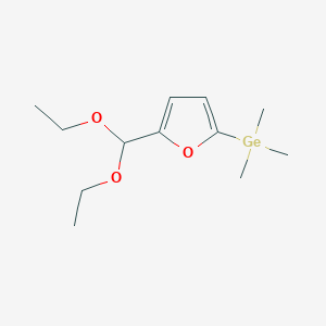 [5-(Diethoxymethyl)-2-furanyl]trimethylgermane
