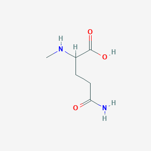 molecular formula C6H12N2O3 B1643019 H-N-Me-Gln-OH CAS No. 862504-01-6