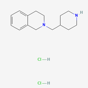 molecular formula C15H24Cl2N2 B1643049 2-(4-Piperidinylmethyl)-1,2,3,4-tetrahydroisoquinoline dihydrochloride CAS No. 120847-08-7