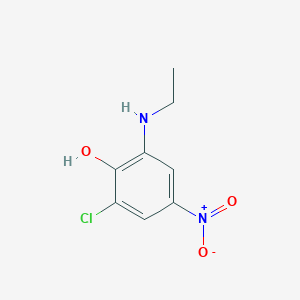 molecular formula C8H9ClN2O3 B164306 2-氯-6-(乙氨基)-4-硝基苯酚 CAS No. 131657-78-8