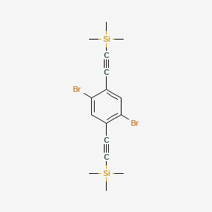 1,4-Dibromo-2,5-bis[2-(trimethylsilyl)ethynyl]benzene