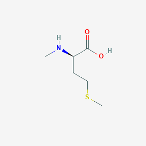 molecular formula C6H13NO2S B1643107 (R)-2-(Methylamino)-4-(methylthio)butanoic acid 