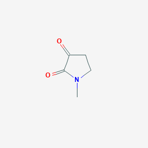 molecular formula C5H7NO2 B1643116 1-甲基吡咯烷-2,3-二酮 CAS No. 42599-26-8