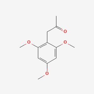 molecular formula C12H16O4 B1643127 1-(2,4,6-Trimethoxyphenyl)propan-2-one CAS No. 835-25-6