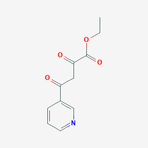 molecular formula C11H11NO4 B1643128 2,4-二氧代-4-吡啶-3-基丁酸乙酯 CAS No. 92288-94-3