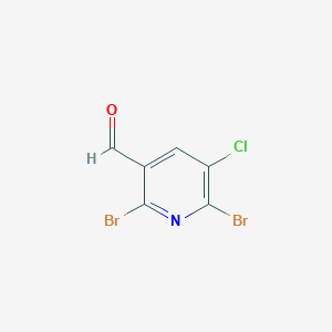 2,6-Dibromo-5-chloro-3-pyridinecarboxaldehyde