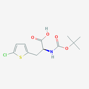 molecular formula C12H16ClNO4S B1643147 Boc-3-(5-chlorothien-2-yl)-L-alanine CAS No. 190319-94-9