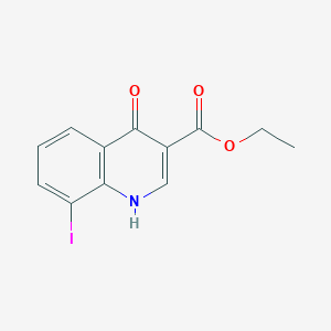 molecular formula C12H10INO3 B1643163 Ethyl 4-hydroxy-8-iodoquinoline-3-carboxylate CAS No. 205597-70-2