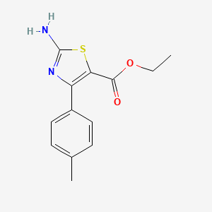 molecular formula C13H14N2O2S B1643169 Ethyl 2-amino-4-(p-tolyl)thiazole-5-carboxylate CAS No. 68301-49-5