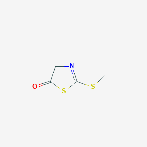 5(4H)-Thiazolone, 2-(methylthio)-