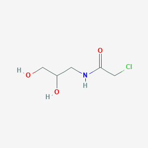 molecular formula C5H10ClNO3 B1643246 2-Chloro-N-(2,3-dihydroxypropyl)acetamide CAS No. 71064-34-1