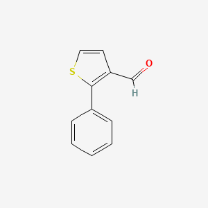 molecular formula C11H8OS B1643248 2-Phenylthiophene-3-carbaldehyde 