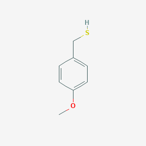 molecular formula C8H10OS B016433 4-甲氧基-α-甲苯硫醇 CAS No. 6258-60-2