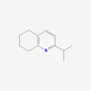 molecular formula C12H17N B1643321 2-Isopropyl-5,6,7,8-tetrahydroquinoline 