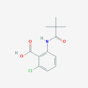 2-Chloro-6-(2,2-dimethylpropanamido)benzoic acid