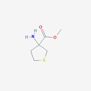 molecular formula C6H11NO2S B1643416 3-氨基硫烷-3-羧酸甲酯 CAS No. 742051-73-6