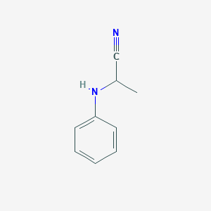 molecular formula C9H10N2 B1643421 2-(Phenylamino)propanenitrile CAS No. 2182-39-0