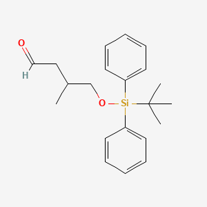 molecular formula C21H28O2Si B1643454 3-Methyl-4-(tert-butyldiphenylsiloxy)butanal 