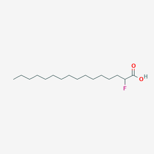 B164350 2-Fluoropalmitic acid CAS No. 89270-22-4