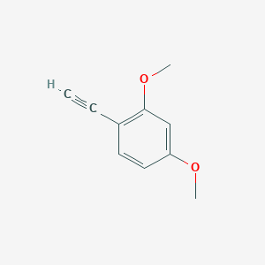 molecular formula C10H10O2 B1643500 1-Ethynyl-2,4-dimethoxybenzene 
