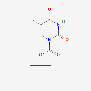 molecular formula C10H14N2O4 B1643517 tert-Butyl 5-methyl-2,4-dioxo-3,4-dihydropyrimidine-1(2H)-carboxylate 