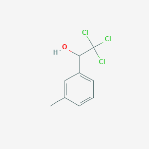 molecular formula C9H9Cl3O B1643557 alpha-(Trichloromethyl)-3-methylbenzenemethanol 