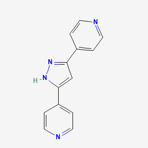 molecular formula C13H10N4 B1643568 3,5-Bis(4-pyridyl)-1h-pyrazole 