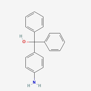 molecular formula C19H17NO B1643577 (4-Aminophenyl)diphenylmethanol 