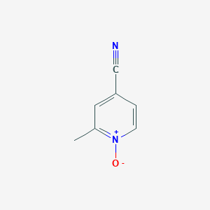 molecular formula C7H6N2O B1643580 2-Methyl-1-oxidopyridin-1-ium-4-carbonitrile 