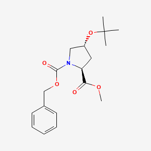molecular formula C18H25NO5 B1643592 Z-Hyp(tBu)-OMe 