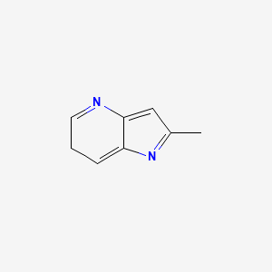 molecular formula C8H8N2 B1643620 2-Methyl-6H-pyrrolo[3,2-b]pyridine 