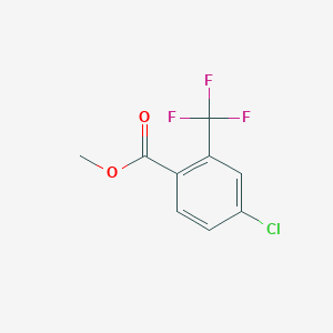 molecular formula C9H6ClF3O2 B1643626 Methyl 4-chloro-2-(trifluoromethyl)benzoate CAS No. 115591-65-6