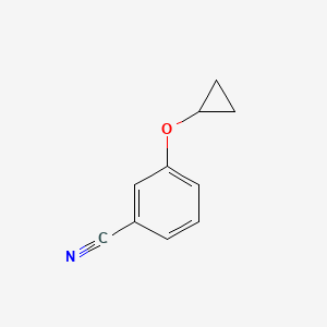 molecular formula C10H9NO B1643644 3-Cyclopropoxybenzonitrile 