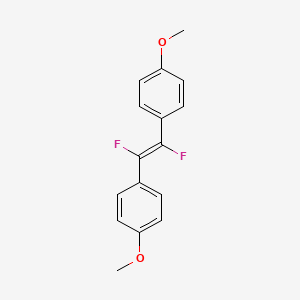 1,1'-[(1E)-1,2-Difluoro-1,2-ethenediyl]bis[4-methoxybenzene]