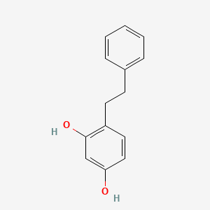 molecular formula C14H14O2 B1643661 4-(2-Phenylethyl)resorcinol 