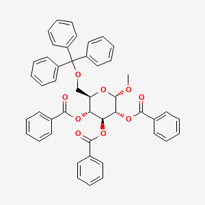 Methyl 2,3,4-tri-O-benzoyl-6-O-trityl-A-D-glucopyranoside