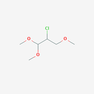 molecular formula C6H13ClO3 B1643679 2-Chloro-1,1,3-trimethoxy-propane 