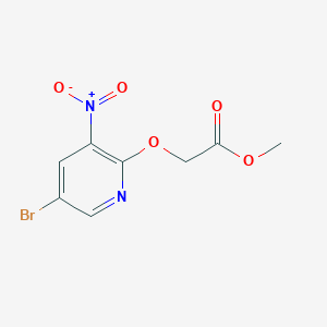 Methyl 2-((5-bromo-3-nitropyridin-2-yl)oxy)acetate