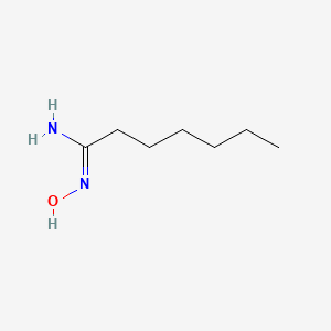 molecular formula C7H16N2O B1643719 N-Hydroxyheptanimidamide 