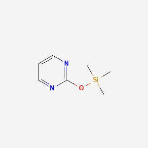 molecular formula C7H12N2OSi B1643731 2-Trimethylsilyloxypyrimidine 