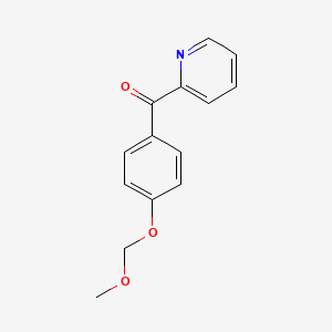 molecular formula C14H13NO3 B1643752 [4-(甲氧甲氧基)苯基](吡啶-2-基)甲苯酮 CAS No. 474534-39-9