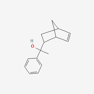 molecular formula C15H18O B1643781 1-Bicyclo[2.2.1]hept-5-en-2-yl-1-phenylethanol 