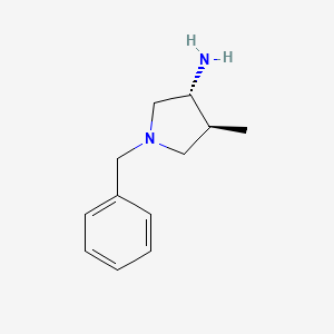 (3R,4S)-1-benzyl-4-methylpyrrolidin-3-amine