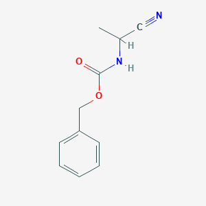 molecular formula C11H12N2O2 B1643808 Benzyl 1-cyanoethylcarbamate 