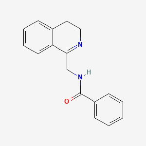 molecular formula C17H16N2O B1643812 1-(Benzoylamino)methyl-3,4-dihydro isoquinoline CAS No. 19382-36-6