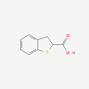 molecular formula C9H8O2S B1643826 2,3-Dihydro-1-benzothiophene-2-carboxylic acid CAS No. 402936-71-4