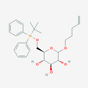 Pent-4-enyl-6-O-T-butyldiphenylsilyl-D-glucopyranoside